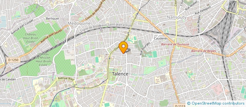 localisation de l'entreprise MONSIEUR JACQUES PELET à TALENCE
