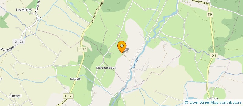 localisation de l'entreprise MONSIEUR JACQUES PELISSIE  CAYRIECH