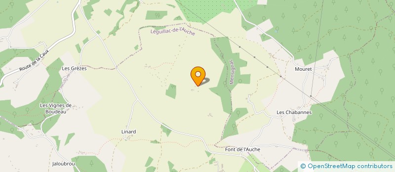 localisation de l'entreprise MONSIEUR JACQUES PEMP  LEGUILLAC DE L'AUCHE