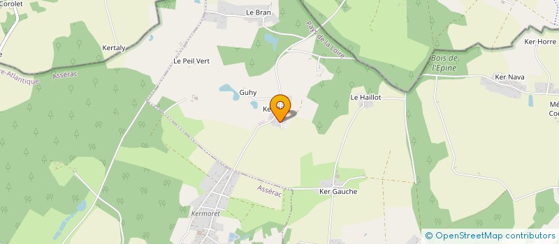 localisation de l'entreprise MONSIEUR JACQUES PENEAU à HERBIGNAC