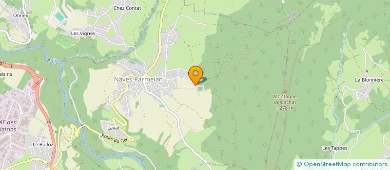 localisation de l'entreprise MONSIEUR JACQUES PENET  NAVES-PARMELAN