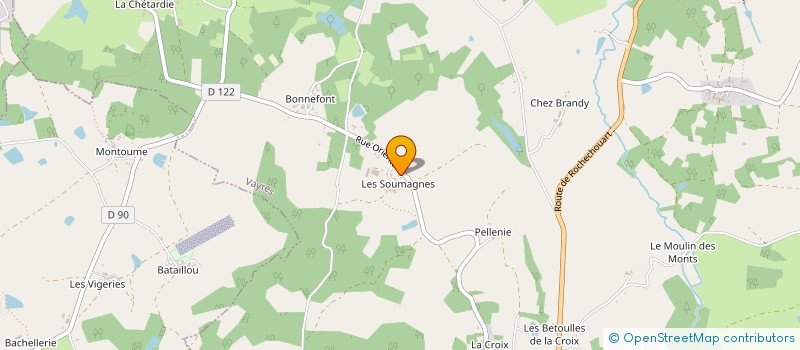 localisation de l'entreprise MONSIEUR JACQUES PENICHOU  VAYRES