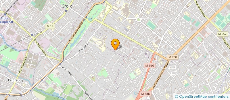 localisation de l'entreprise MONSIEUR JACQUES PENNEL à ROUBAIX
