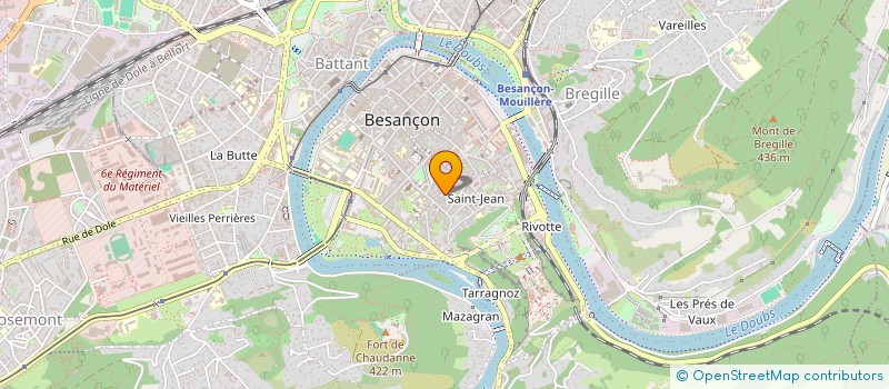 localisation de l'entreprise MONSIEUR JACQUES PERBET  BESANCON