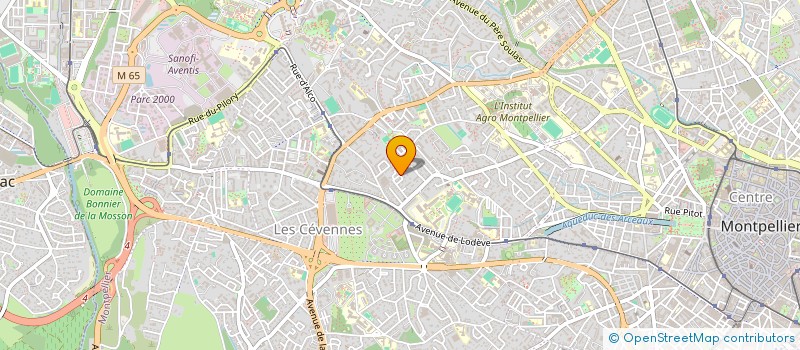 localisation de l'entreprise MONSIEUR JACQUES PERCEBOIS à MONTPELLIER