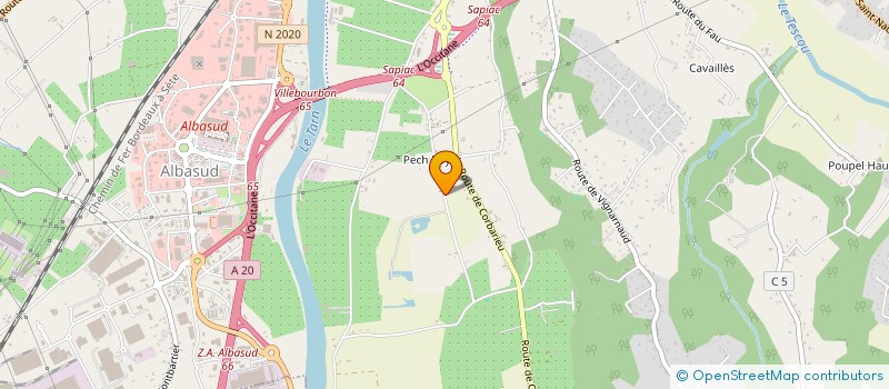 localisation de l'entreprise MONSIEUR JACQUES PEREIRA  MONTAUBAN