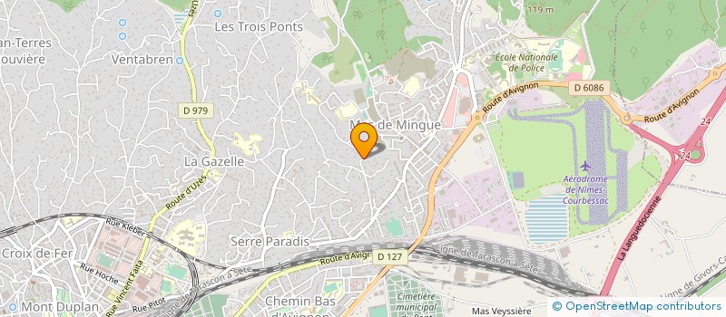 localisation de l'entreprise MONSIEUR JACQUES PERERA  NIMES