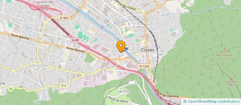 localisation de l'entreprise MONSIEUR JACQUES PEREZ à CLUSES