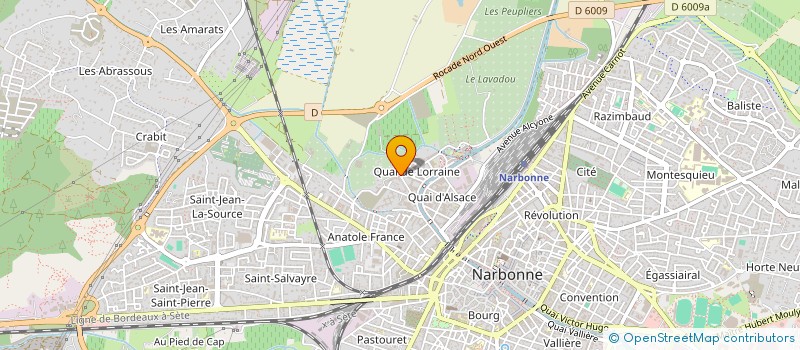 localisation de l'entreprise MONSIEUR JACQUES PEREZ à NARBONNE