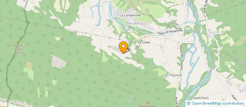 localisation de l'entreprise MONSIEUR JACQUES PERIGNY  MIRABEAU