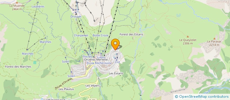 localisation de l'entreprise MONSIEUR JACQUES PERON à ORCIERES