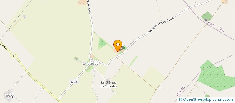 localisation de l'entreprise MONSIEUR JACQUES PERREAU à CHOUDAY
