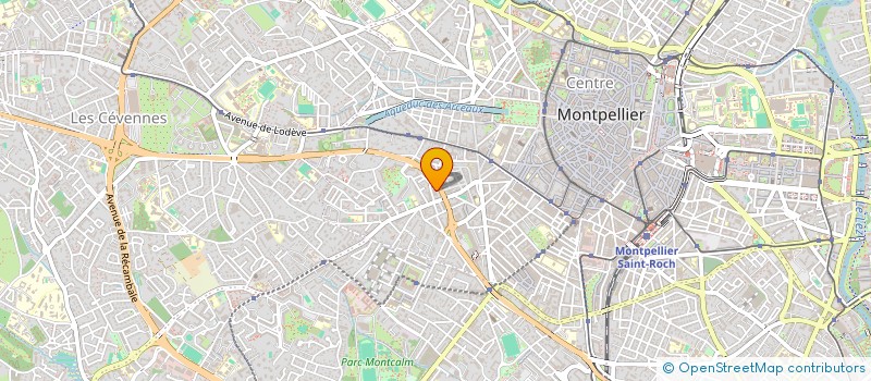 localisation de l'entreprise MONSIEUR JACQUES PERRIN  MONTPELLIER