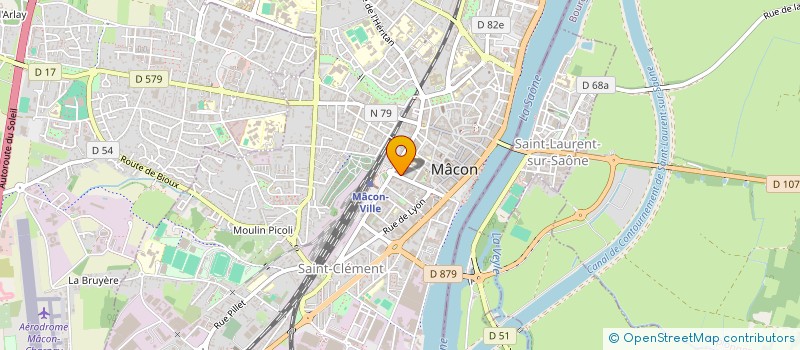 localisation de l'entreprise MONSIEUR JACQUES PERROT à MACON
