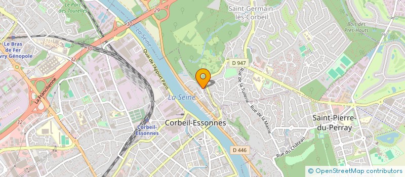 localisation de l'entreprise MONSIEUR JACQUES PERROT à CORBEIL ESSONNES