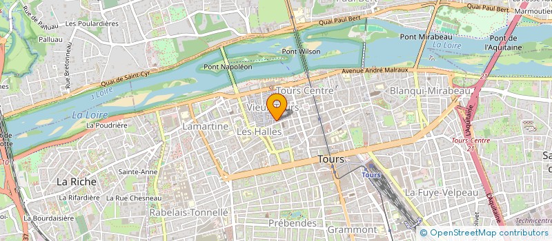 localisation de l'entreprise MONSIEUR JACQUES PERRUSSON  TOURS