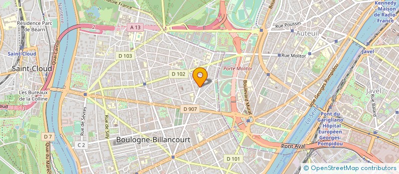 localisation de l'entreprise MONSIEUR JACQUES PERSONNIER à BOULOGNE-BILLANCOURT
