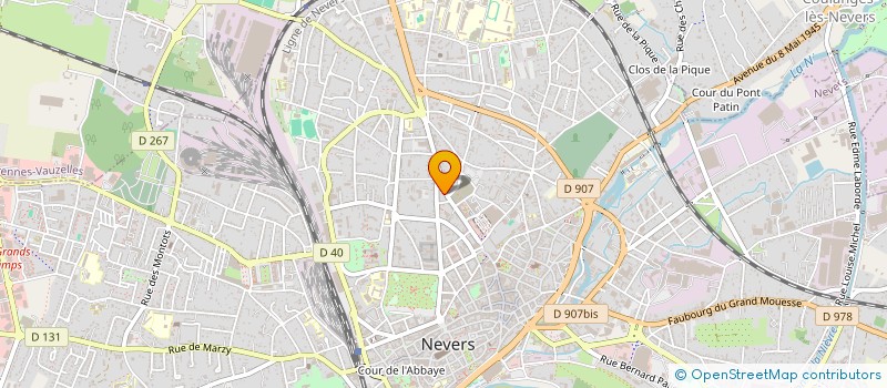 localisation de l'entreprise MONSIEUR JACQUES PETIDENT à NEVERS