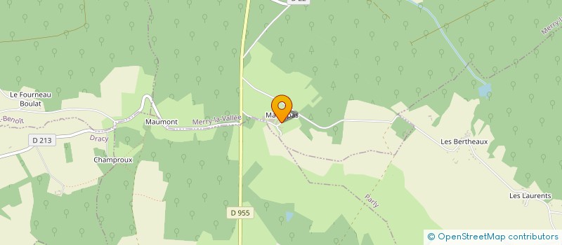 localisation de l'entreprise MONSIEUR JACQUES PETIT  MERRY LA VALLEE