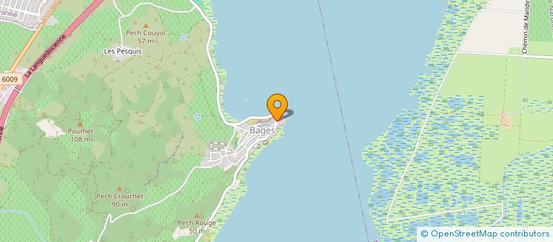 localisation de l'entreprise MONSIEUR JACQUES PETITJEAN  BAGES