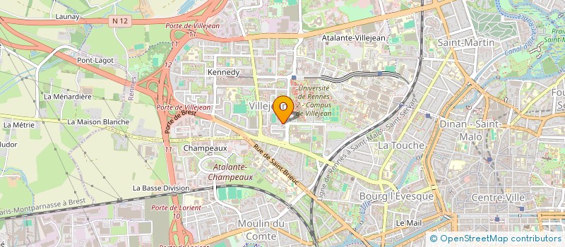 localisation de l'entreprise MONSIEUR JACQUES PETITJEAN  RENNES