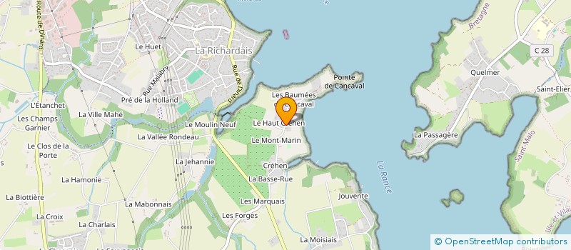 localisation de l'entreprise MONSIEUR JACQUES PETRY  PLEURTUIT