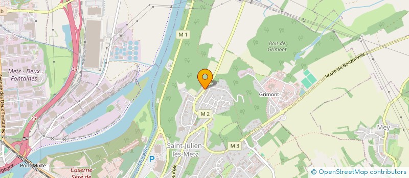 localisation de l'entreprise MONSIEUR JACQUES PETT  SAINT-JULIEN-LES-METZ