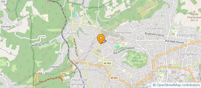 localisation de l'entreprise MONSIEUR JACQUES PEYNON à CLERMONT-FERRAND