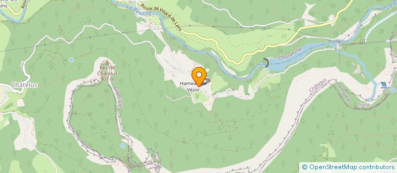 localisation de l'entreprise MONSIEUR JACQUES PEZZANI  CHATELUS