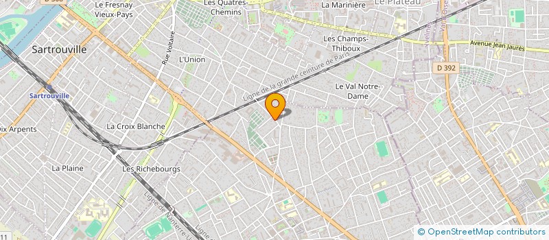 localisation de l'entreprise MONSIEUR JACQUES PHEGNON à HOUILLES