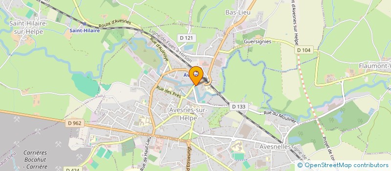 localisation de l'entreprise MONSIEUR JACQUES PHILIPPART  AVESNES-SUR-HELPE