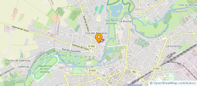 localisation de l'entreprise MONSIEUR JACQUES PHILIPPE à CHATEAUROUX