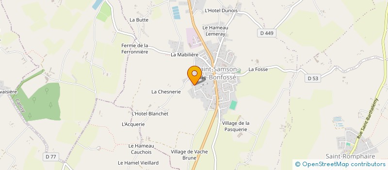 localisation de l'entreprise MONSIEUR JACQUES PICHON  BOURGVALLEES