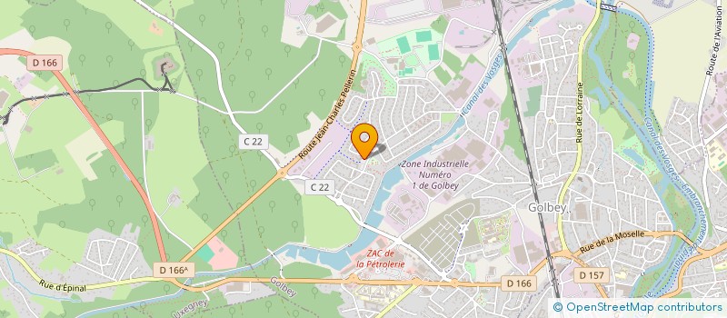 localisation de l'entreprise MONSIEUR JACQUES PIERRE  GOLBEY