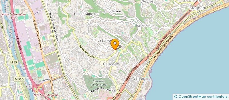 localisation de l'entreprise MONSIEUR JACQUES PIERRE à NICE