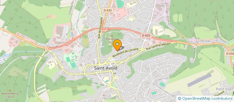 localisation de l'entreprise MONSIEUR JACQUES PIERSON à SAINT-AVOLD