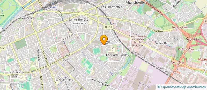 localisation de l'entreprise MONSIEUR JACQUES PIGNOT  MONDEVILLE