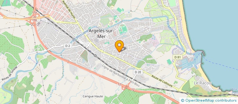 localisation de l'entreprise MONSIEUR JACQUES PILEUX à ARGELES-SUR-MER