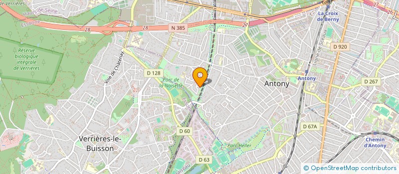 localisation de l'entreprise MONSIEUR JACQUES PILLET à ANTONY