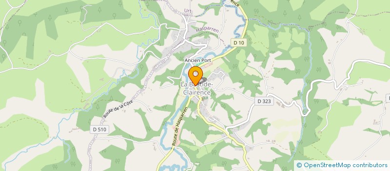 localisation de l'entreprise MONSIEUR JACQUES PINEAU à LA BASTIDE-CLAIRENCE