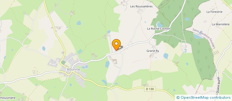 localisation de l'entreprise MONSIEUR JACQUES PINEAU  ALLONNE