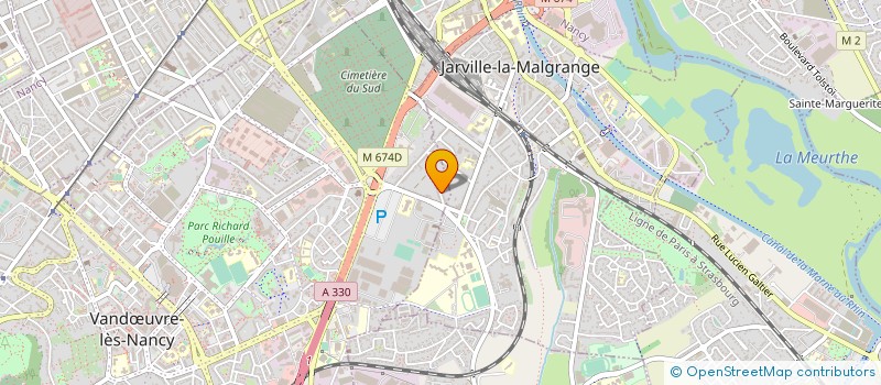 localisation de l'entreprise MONSIEUR JACQUES PIRONON à VANDŒUVRE-LES-NANCY