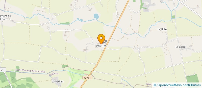 localisation de l'entreprise MONSIEUR JACQUES PISTER  SAINT-VINCENT-DES-LANDES