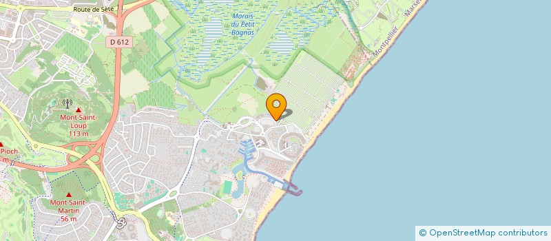 localisation de l'entreprise MONSIEUR JACQUES PLA  AGDE