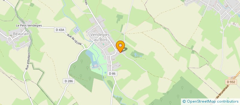 localisation de l'entreprise MONSIEUR JACQUES PLANQUE à VENDEGIES-AU-BOIS