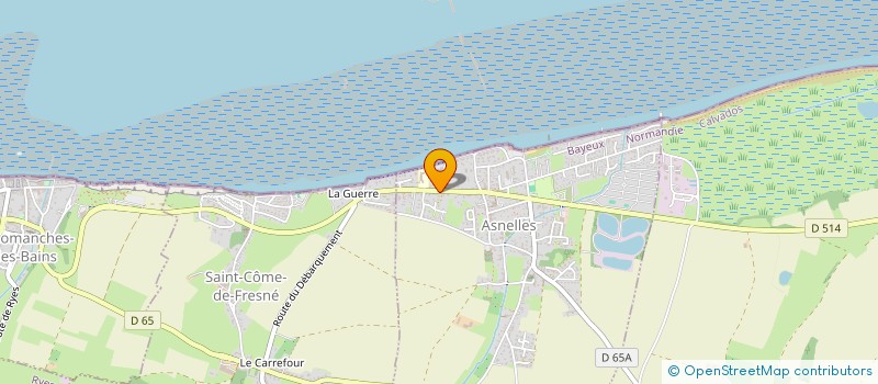 localisation de l'entreprise MONSIEUR JACQUES PLAULT  ASNELLES