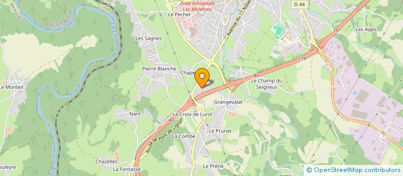 localisation de l'entreprise MONSIEUR JACQUES PLOTON  MONISTROL-SUR-LOIRE