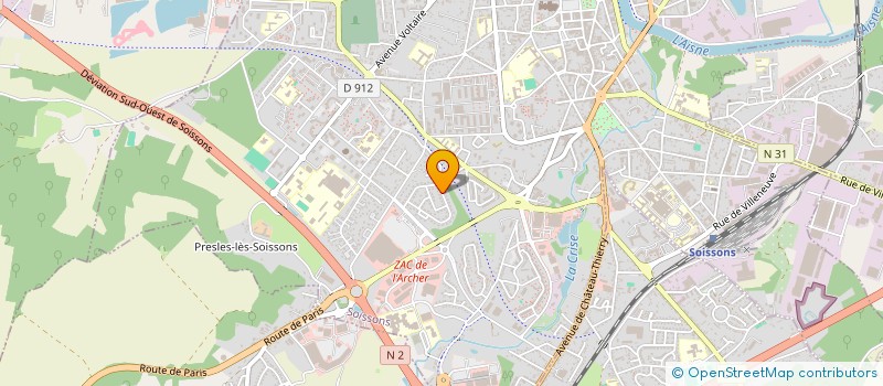 localisation de l'entreprise MONSIEUR JACQUES PLY  MERCIN ET VAUX