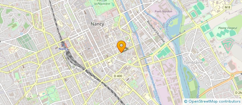 localisation de l'entreprise MONSIEUR JACQUES POCHARD  NANCY