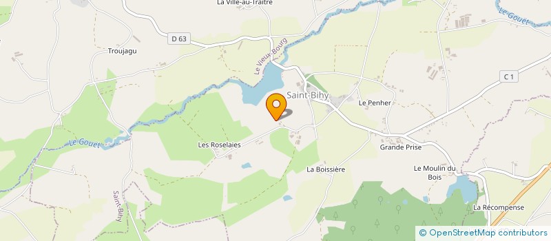 localisation de l'entreprise MONSIEUR JACQUES POCHON à SAINT-BIHY